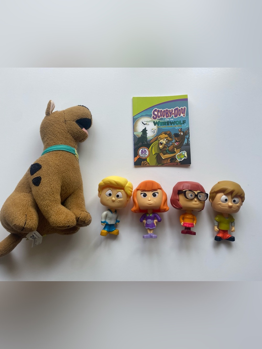🐾 Scooby Doo Bundle - Vintage Plush, Bobbleheads & Book